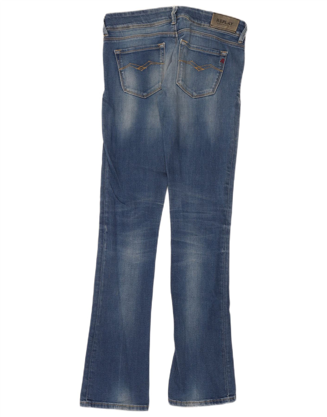 Женские узкие джинсы Bootcut Replay W25 L32 синие