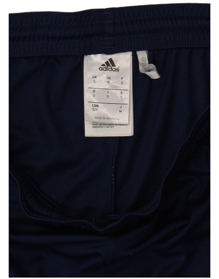 Мужские спортивные шорты Adidas Climalite, маленькие, темно-синие, полиэстер