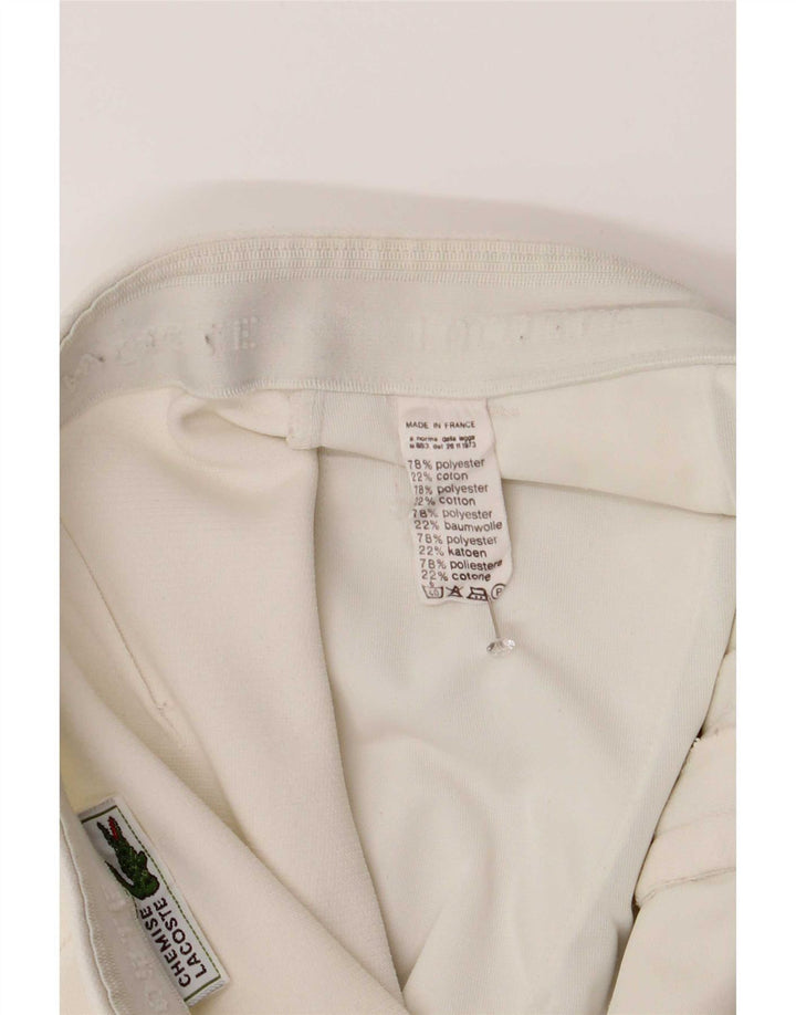 Мужские шорты Lacoste, размер 4, средний W30, белый полиэстер
