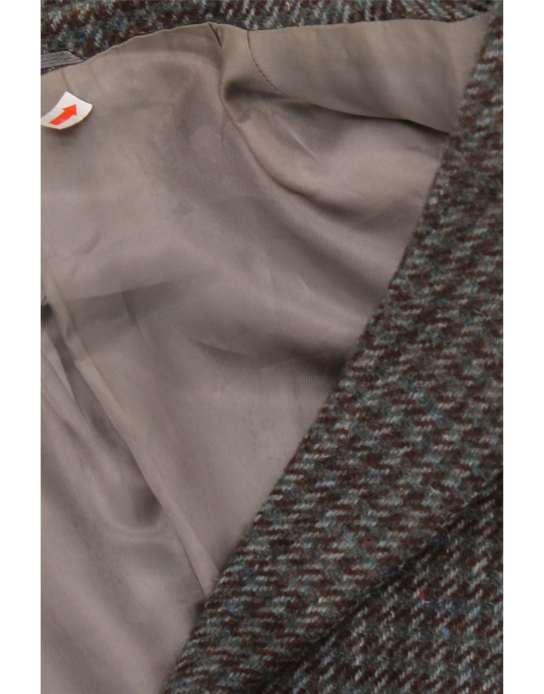 ВИНТАЖНЫЙ мужской пиджак на 2 пуговицах, Великобритания 38, средний серый с узором «гусиные лапки»