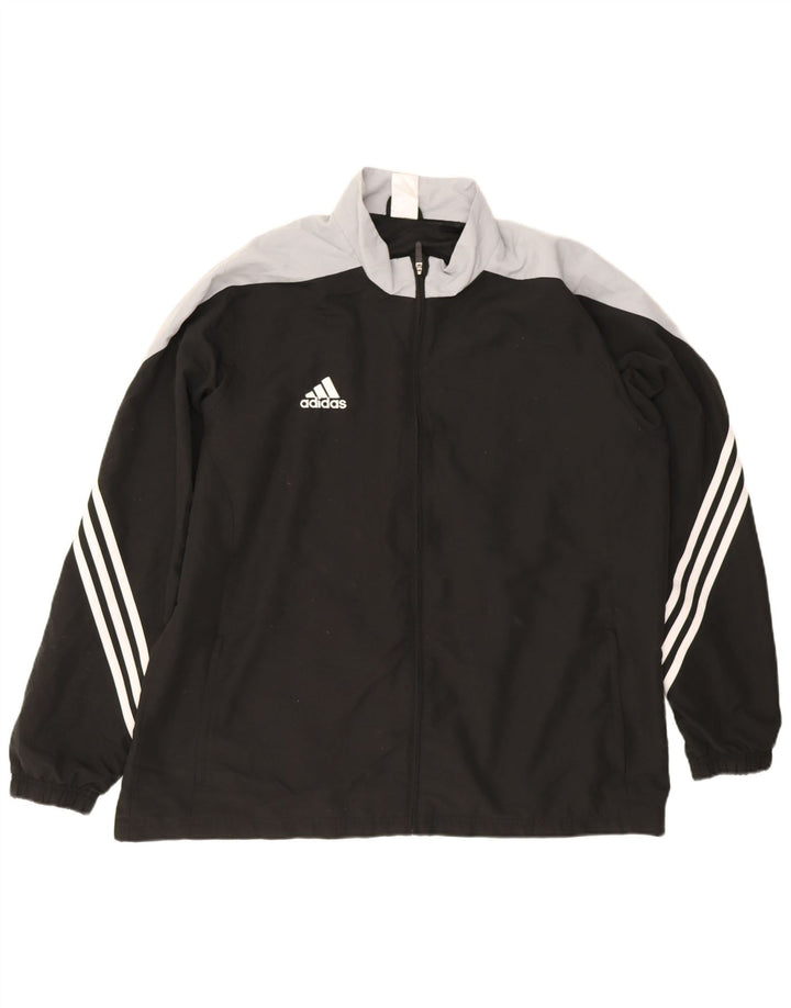 Мужской спортивный костюм Adidas Top Jacket 2XL Черный Полиэстер с цветными блоками Спортивный