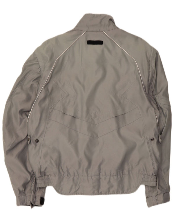 Мужская куртка-гонщик Spidi UK 42 XL, серая, полиамид с цветными блоками