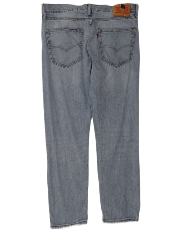 Мужские зауженные джинсы Levi's 502 W33 L30 синие, хлопок
