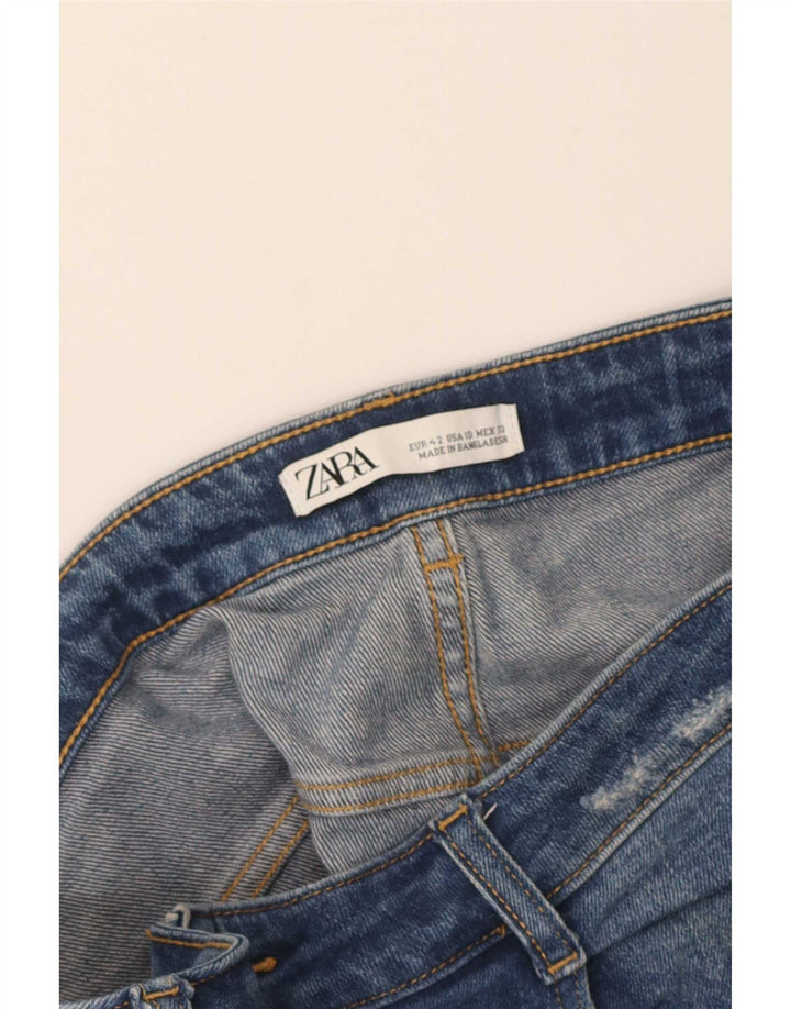 Женские прямые джинсы Zara EU 42, большие W32 L28, синие
