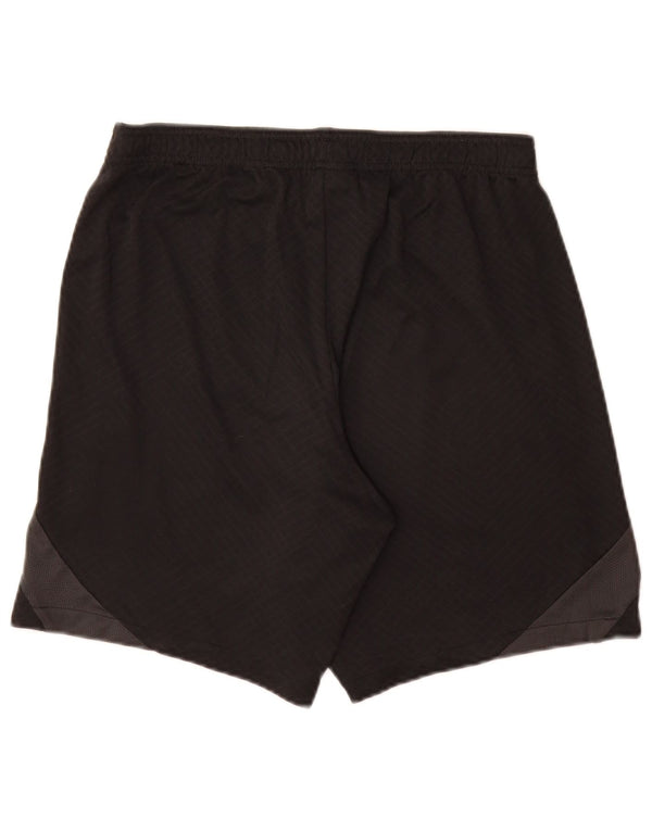 Мужские спортивные шорты Nike Climalite Slim Fit, большие черные полиэстер с цветными блоками