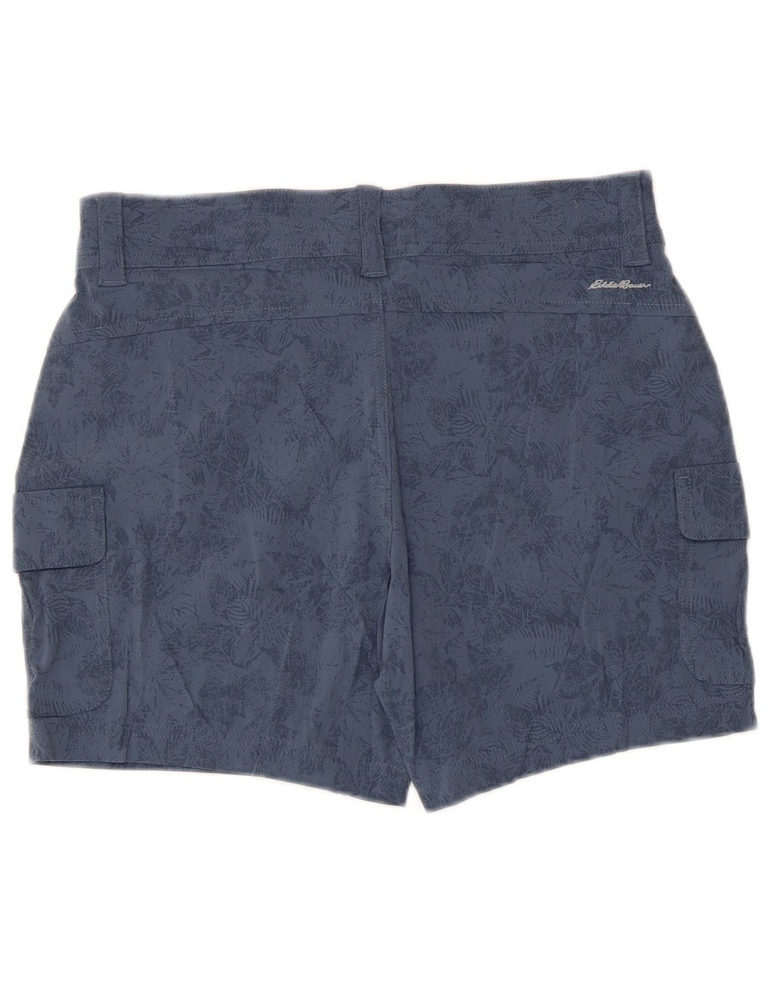 Женские шорты-карго Eddie Bauer, США 10, большие, W32, синие, нейлоновые с цветочным принтом
