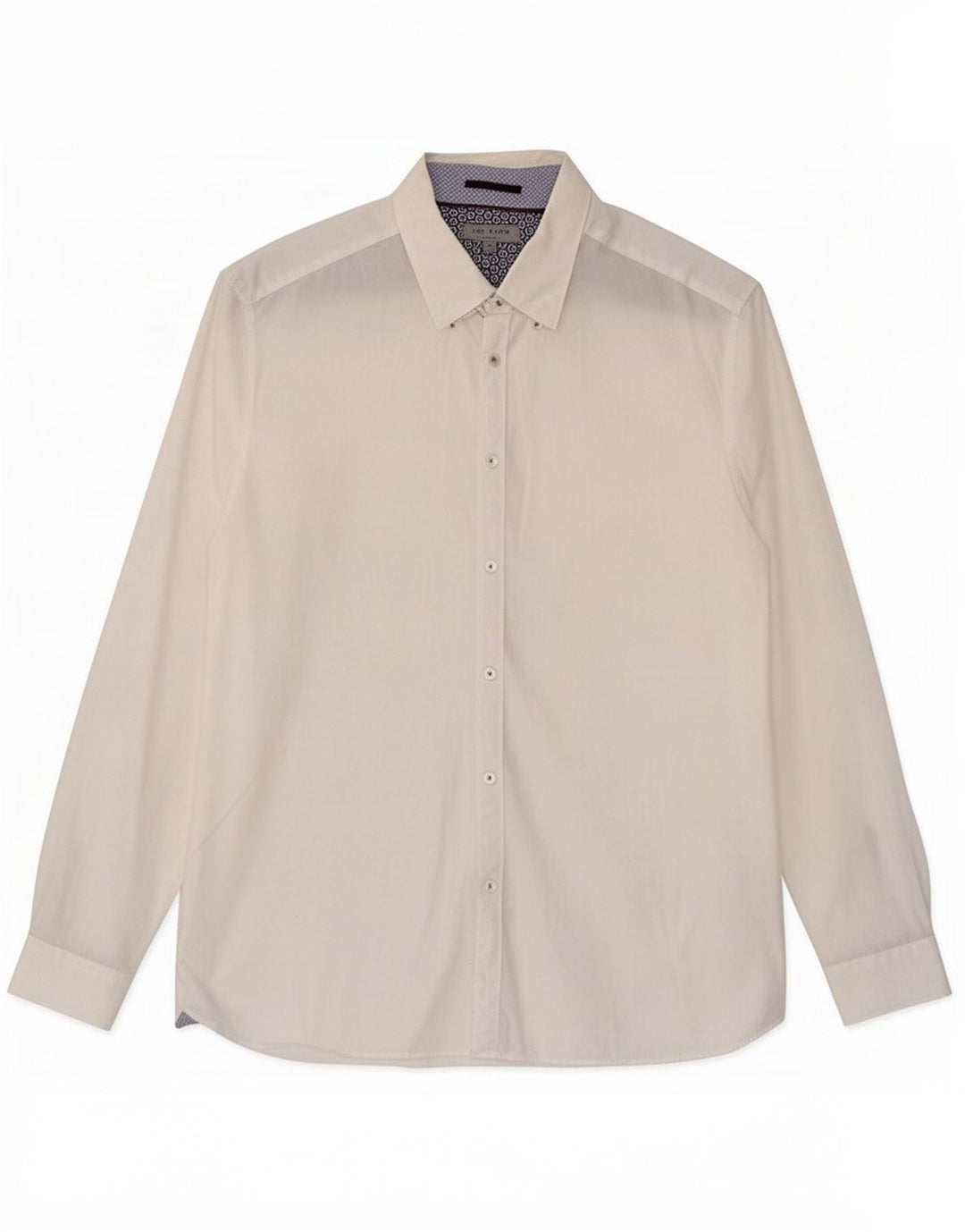 Мужская рубашка Ted Baker, размер 6, 2XL, белый хлопок