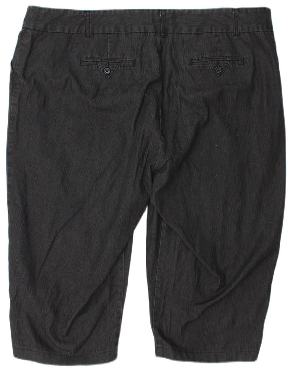 Женские шорты чинос Marks & Spencer Autograph UK 20 2XL W40 Серые хлопковые