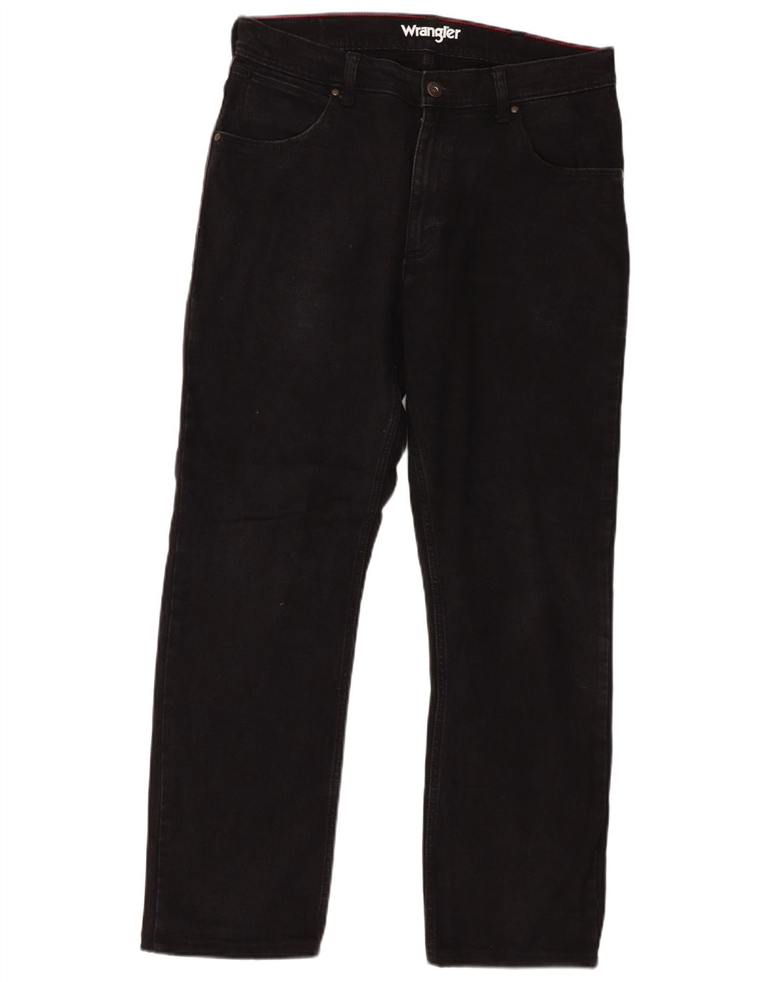 Мужские прямые джинсы Wrangler W34 L29, черный хлопок