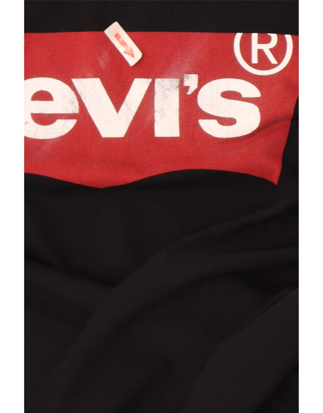 Мужская футболка с рисунком Levi's, большая черная