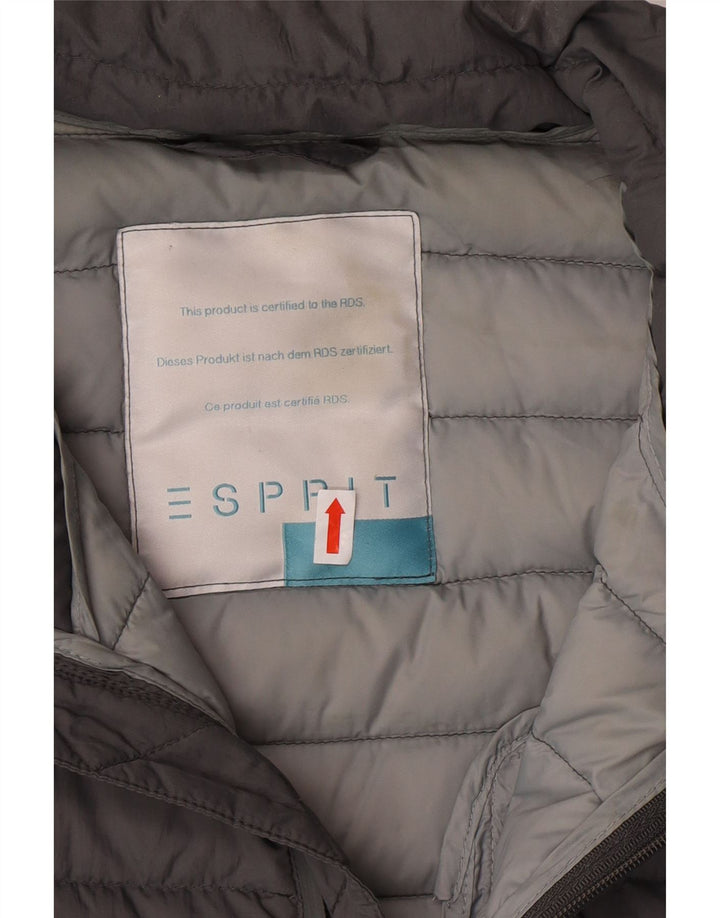 ESPRIT Womens Padded Jacket UK 18 XL Grey Polyamide