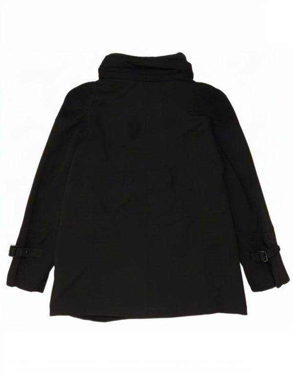 Женское короткое пальто Zara UK 10, маленькое черное