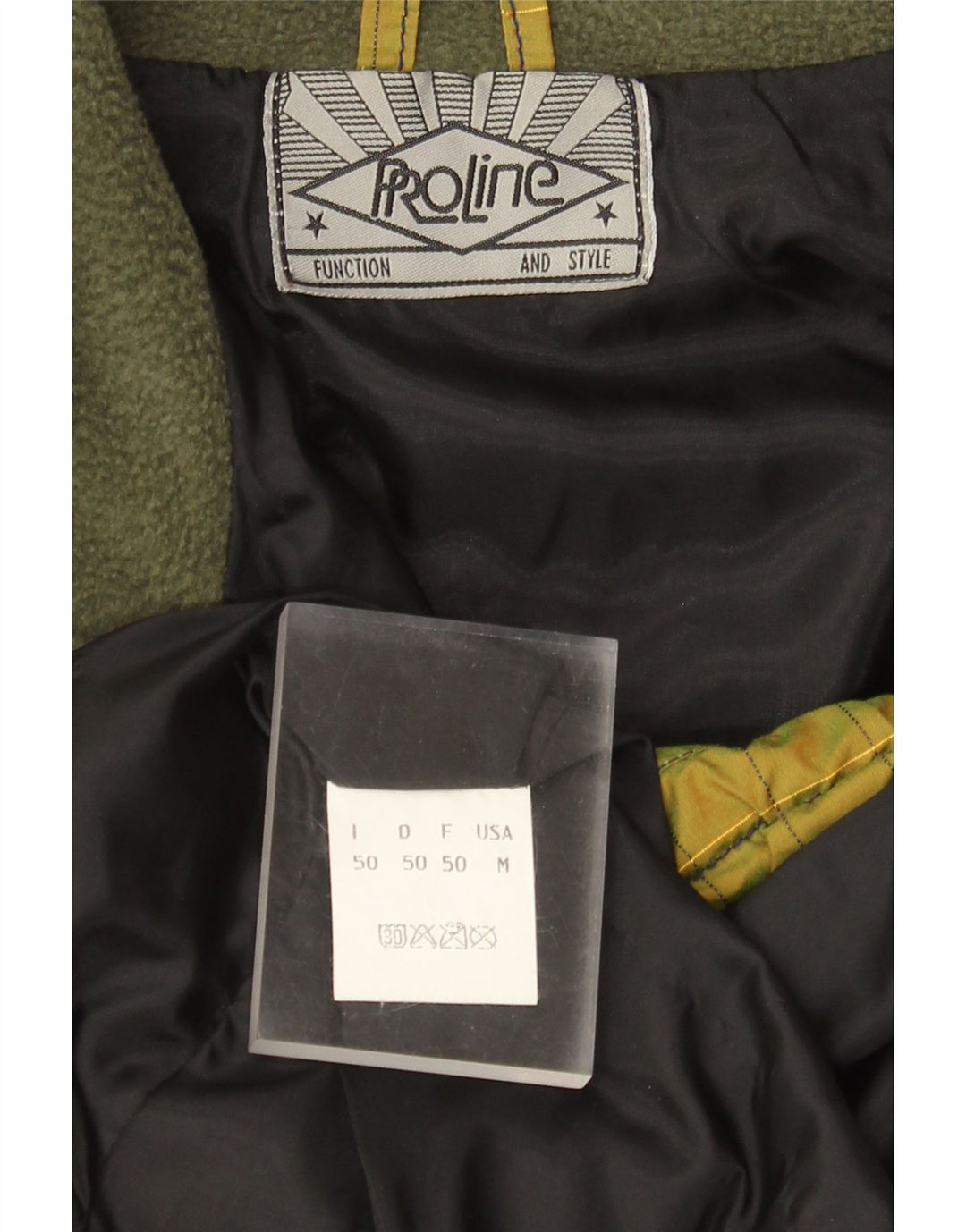 Мужская куртка-анорак свободного кроя Proline IT 50, полиамид в большую желтую полоску