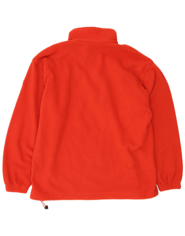 Мужской флисовый джемпер с воротником на молнии SERGIO TACCHINI, XL, красный