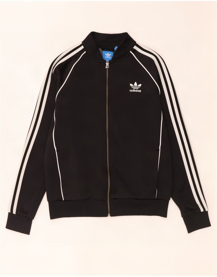 Женский спортивный костюм Adidas Top Jacket UK 14, средний черный, полиэстер