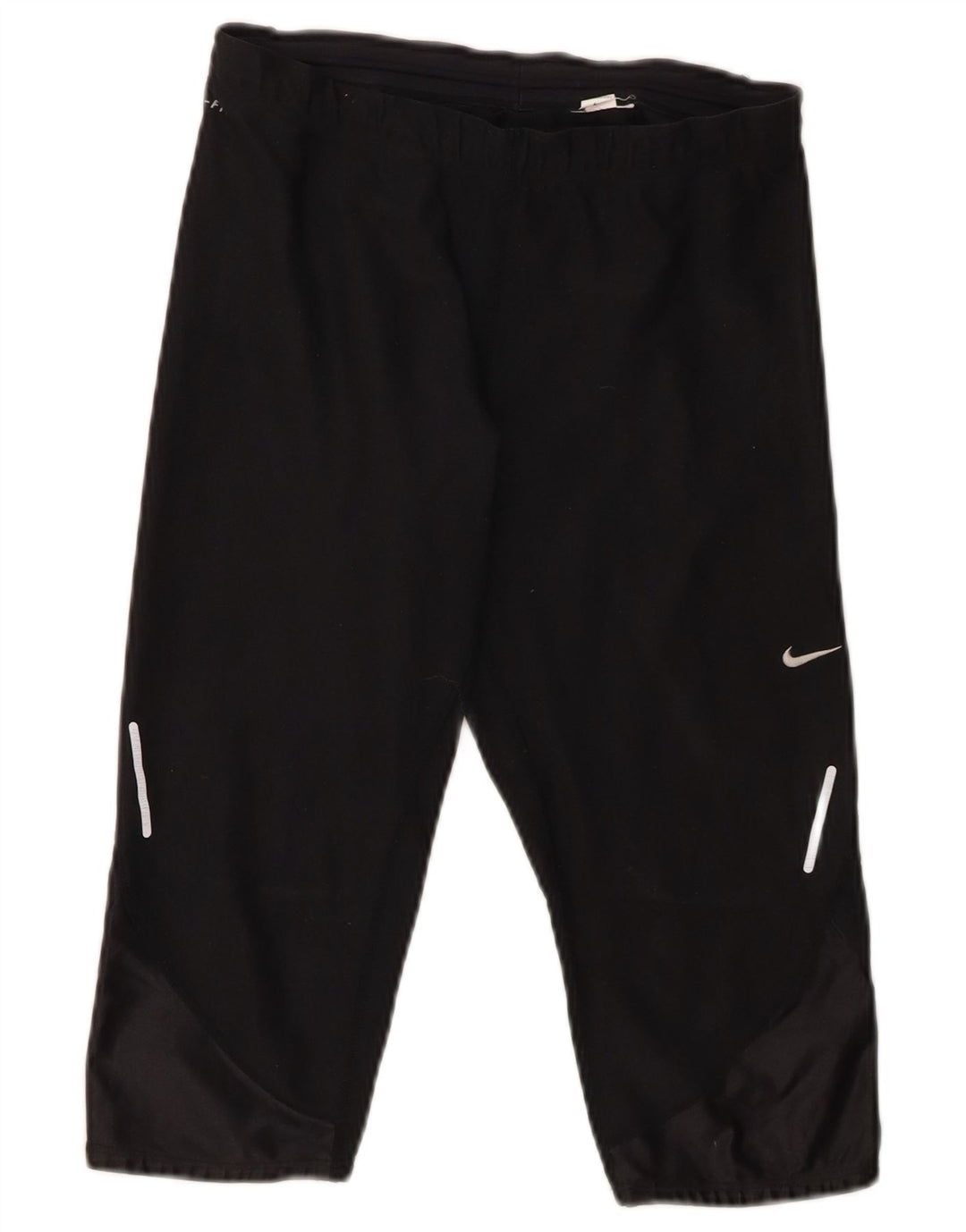 NIKE Womens Dri Fit Bermuda Sport Shorts UK 12 Medium  Black
