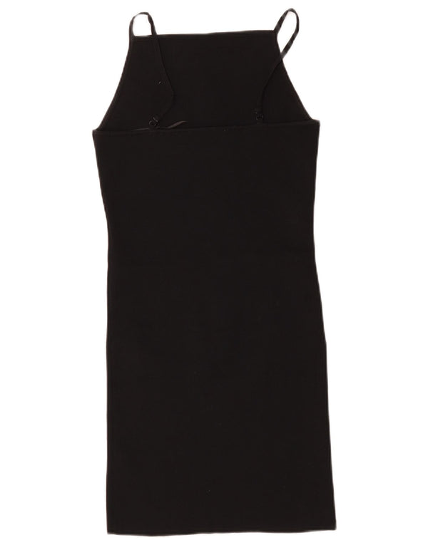 Женское платье-комбинация Zara UK 8, маленькое черное