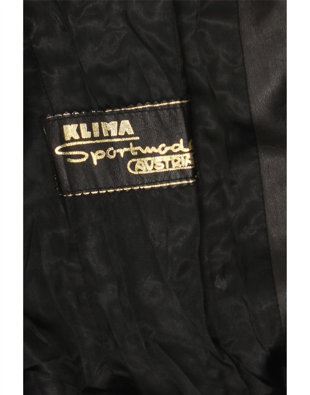 Женское кожаное пальто Klima UK 10 маленькое черное