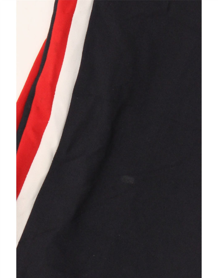 Женские укороченные брюки ZARA, большие W30 L24, темно-синие, цветные блоки