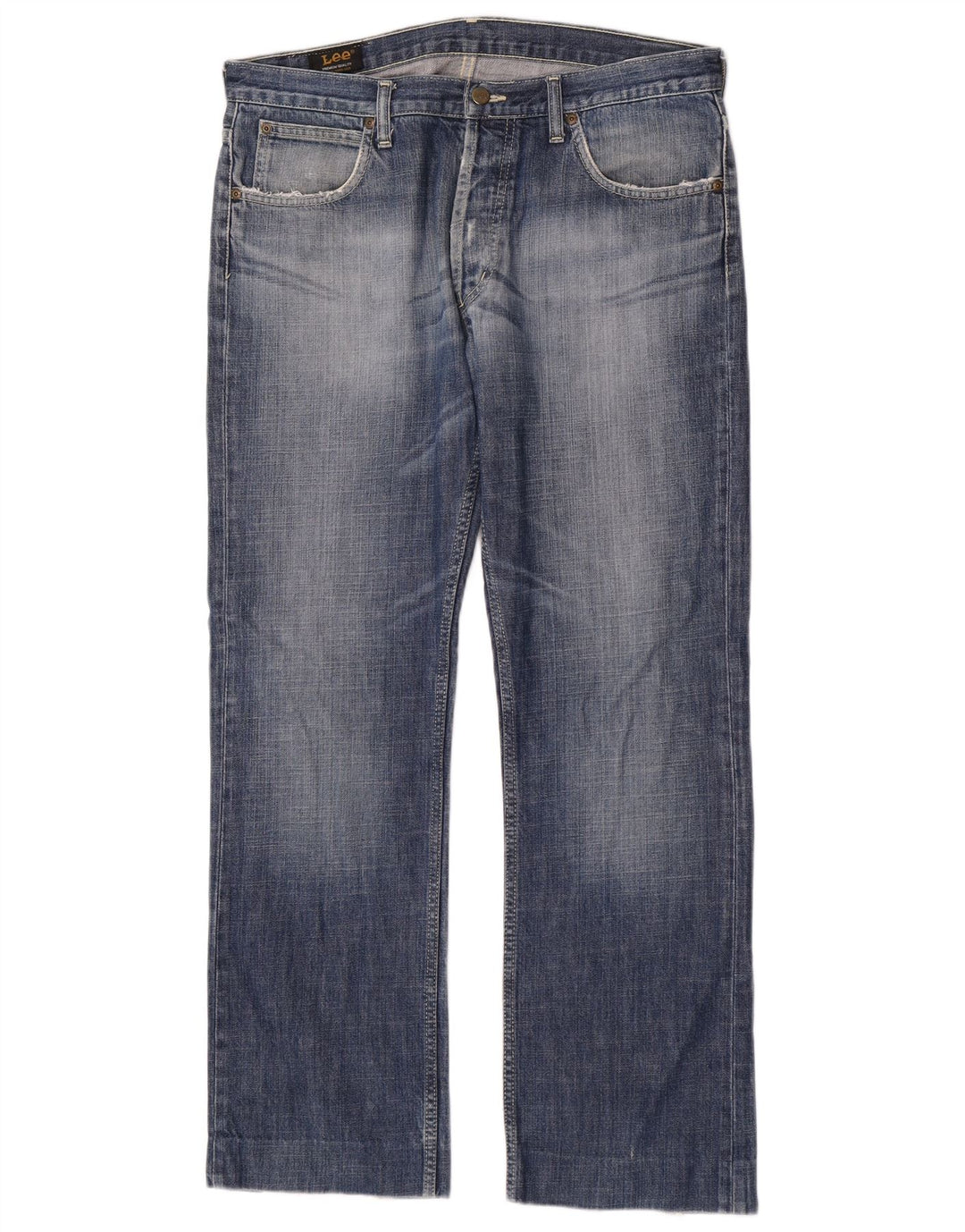 Мужские прямые джинсы Lee Freeburn W34 L30, синий хлопок