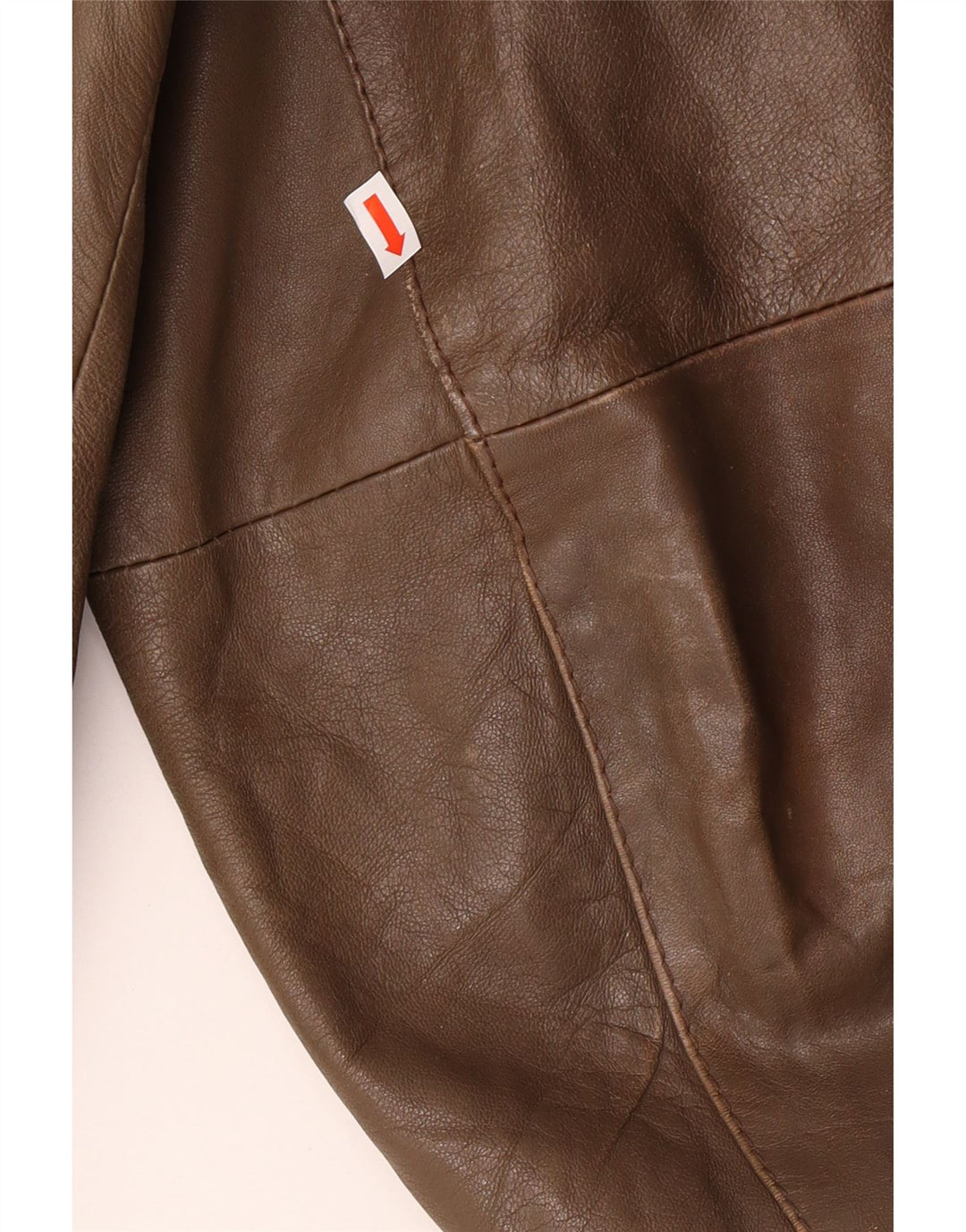 Куртка мужская кожаная VINTAGE IT 54 2XL Коричневая