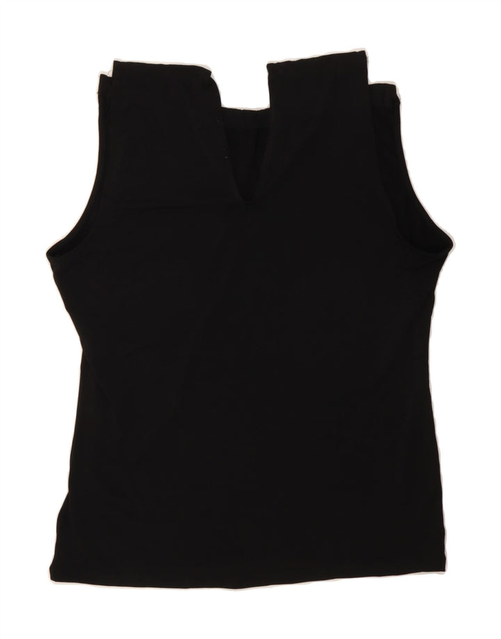 MICHAEL KORS Womens Vest Top UK 16 Large Black Polyester Vintage Michael Kors and Second-Hand Michael Kors from Messina Hembry 