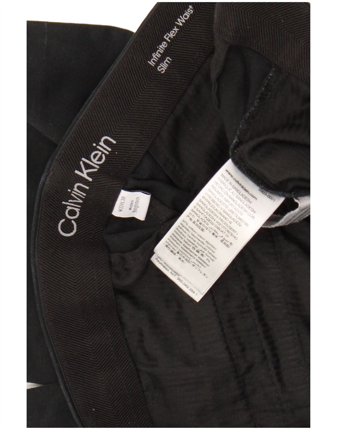 Женские узкие брюки чинос Calvin Klein W33 L27, черный хлопок