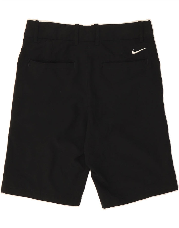 NIKE Womens Dri Fit Standard Fit Chino Shorts Medium W28 Black Polyester Vintage Nike and Second-Hand Nike from Messina Hembry 