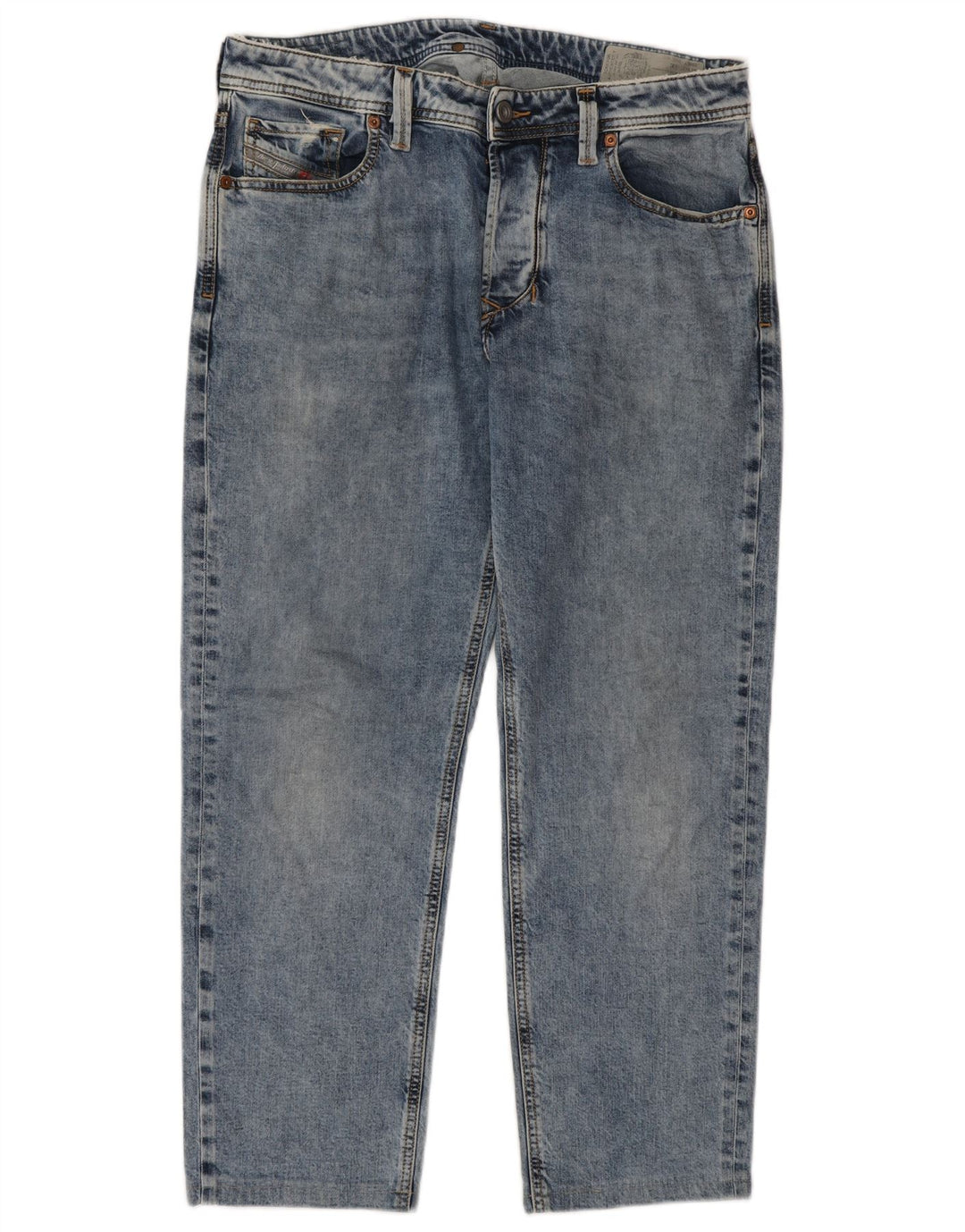 Мужские прямые джинсы Diesel W31 L27, синие, хлопок