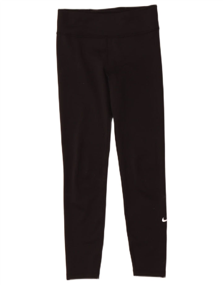 Леггинсы Nike Dri Fit для девочек 10–11 лет, средний черный полиэстер