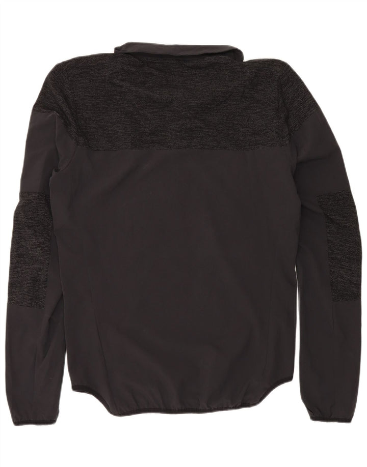 ADIDAS Mens Supernova Zip Neck Pullover Tracksuit Top Small Black