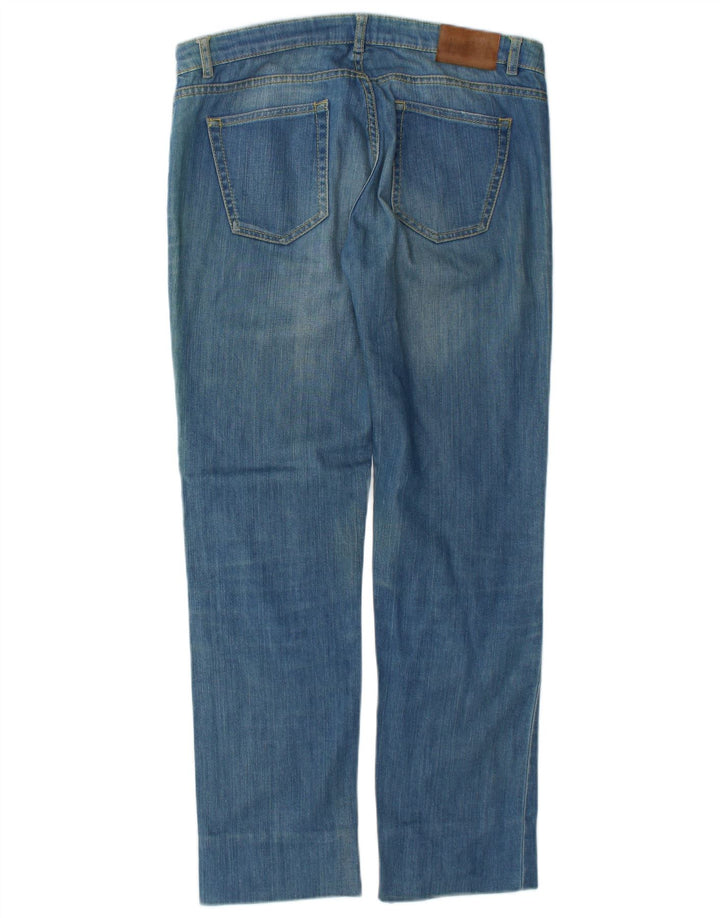 Женские прямые джинсы Zara EU 40 Medium W30 L29, синий хлопок