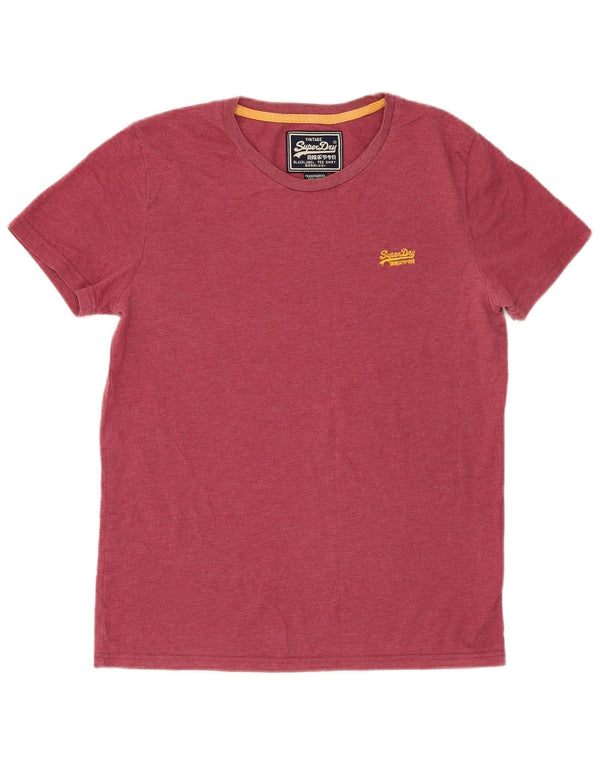 Мужская футболка с рисунком Superdry, большой красный хлопок