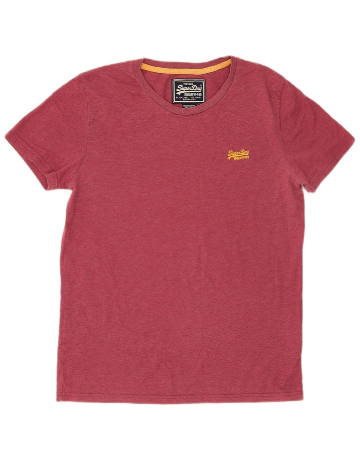 Мужская футболка с рисунком Superdry, большой красный хлопок