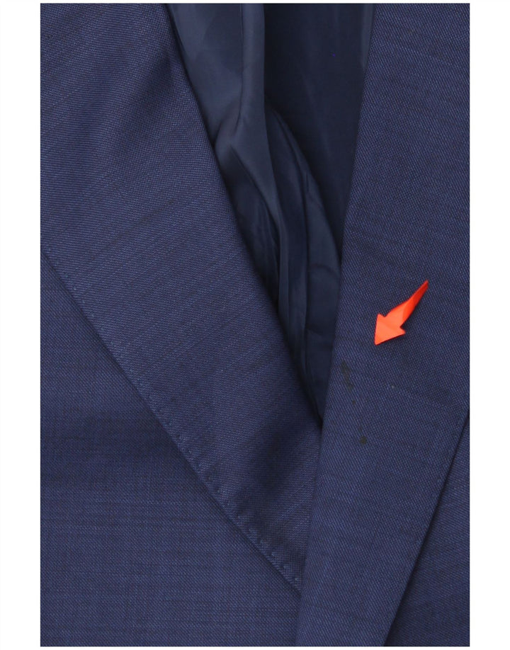 Мужской пиджак на двух пуговицах TOMMY HILFIGER IT 50, большой темно-синий, шерсть