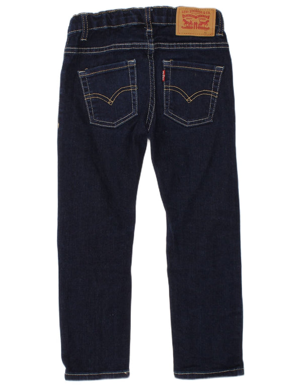 Джинсы скинни Levi's 510 для мальчиков 3-4 лет W22 L17 Темно-синие
