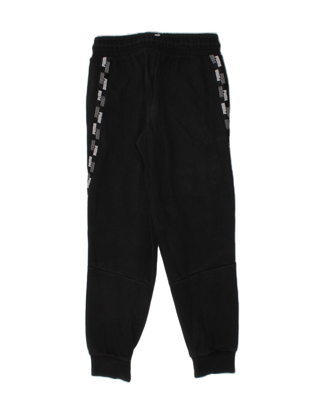 PUMA Boys Graphic Tracksuit Trousers Joggers 9-10 Years  Black Vintage Puma and Second-Hand Puma from Messina Hembry 