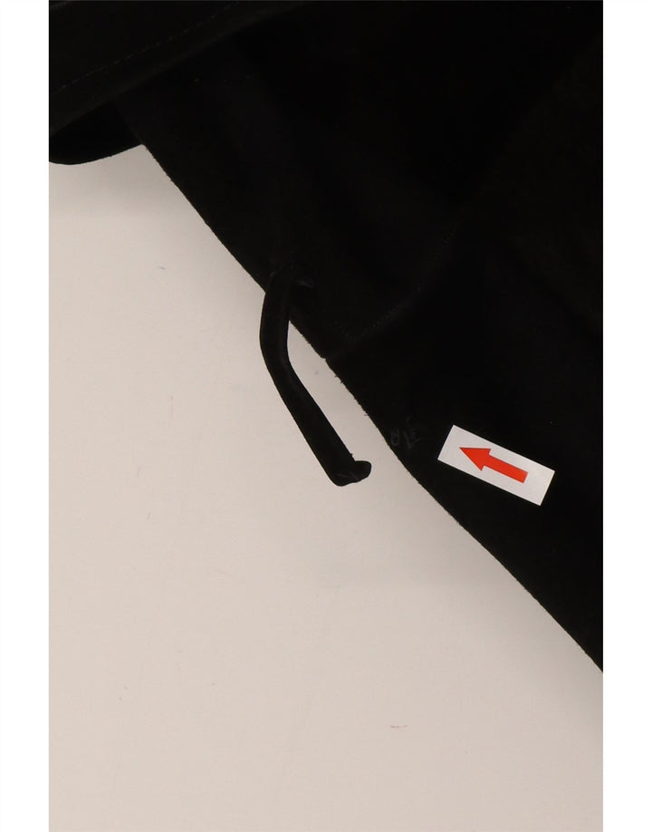 Винтажная женская замшевая куртка из искусственного меха UK 12, средний коричневый цвет