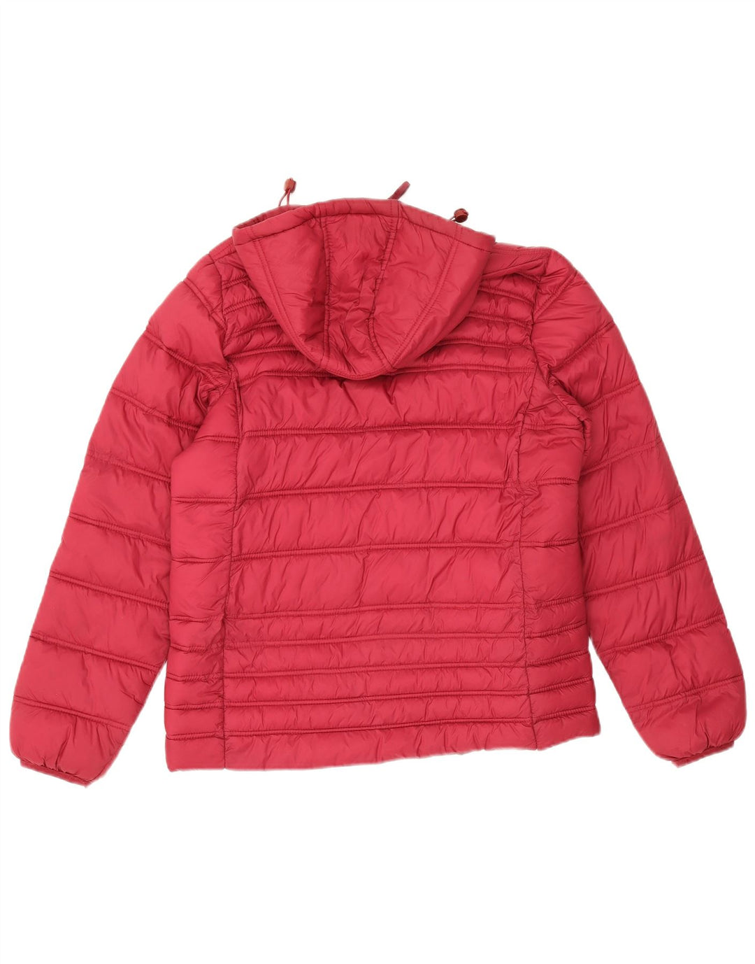 Crew Clothing Женская утепленная куртка с капюшоном UK 12, средний красный полиамид