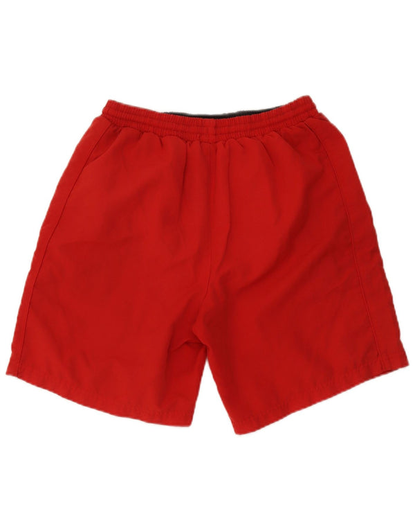 Umbro Мужские спортивные шорты с рисунком, маленькие, красные, из полиэстера