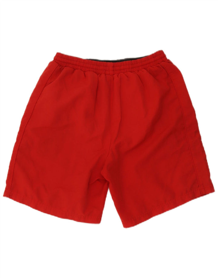 Umbro Мужские спортивные шорты с рисунком, маленькие, красные, из полиэстера