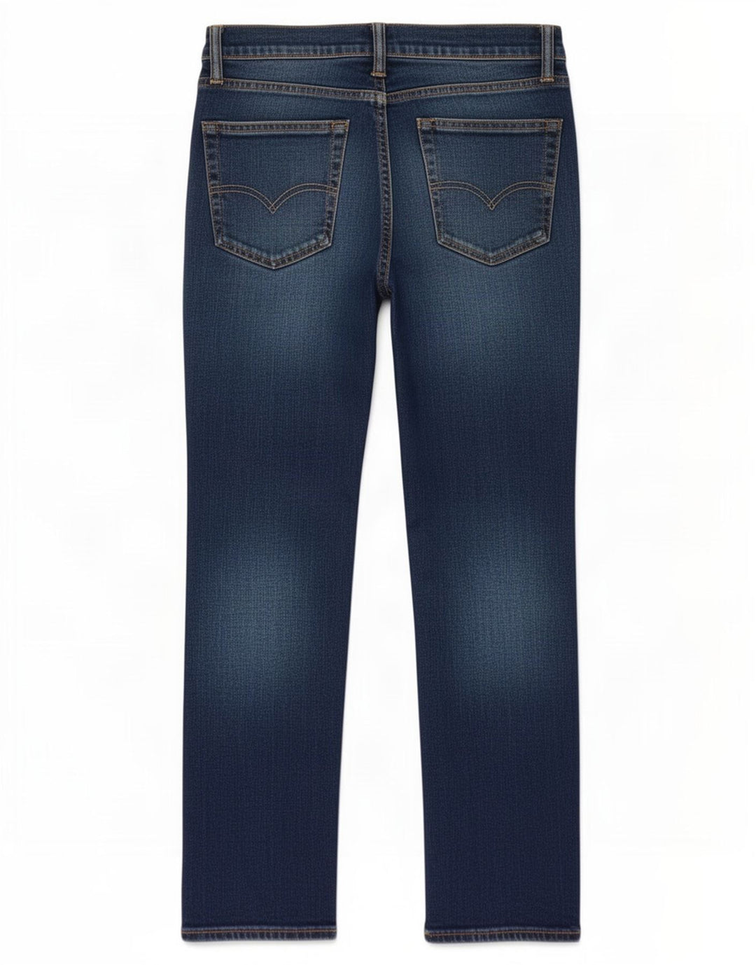 Мужские потертые узкие джинсы Levi's W32 L27, синие, хлопок