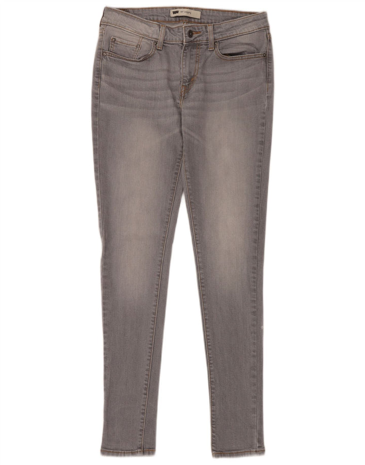 Женские леггинсы скинни LEVI'S 535 W30 L32 Серый хлопок