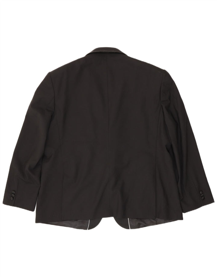 Мужской пиджак Pierre Cardin на 1 пуговице UK 52 6XL, черный полиэстер