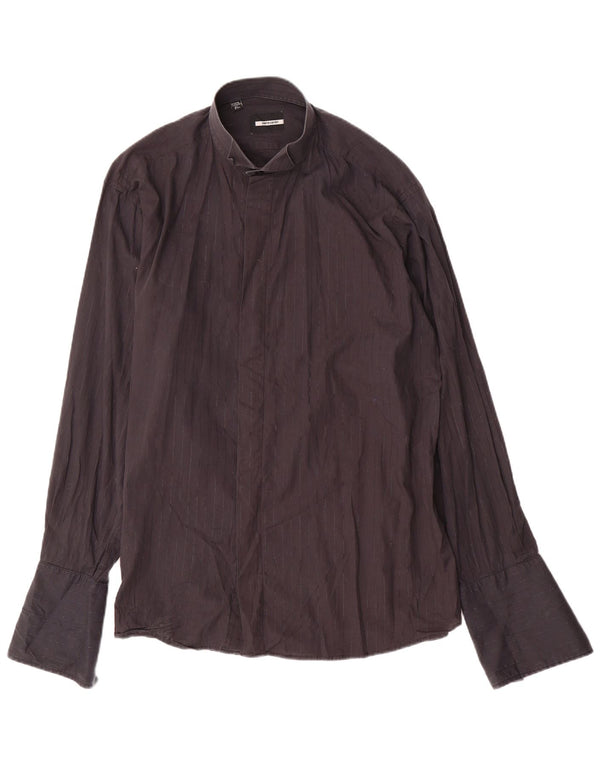 Мужская деловая рубашка PIERRE CARDIN, размер 16 1/2 41, большая черная полоска