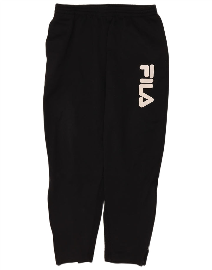 Fila Мужские спортивные брюки с графическим рисунком, средний черный полиэстер