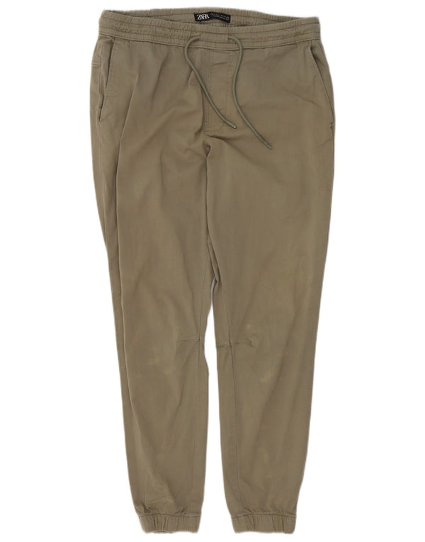 Брюки-чиносы мужские джоггеры Zara, большие W34 L29, хаки
