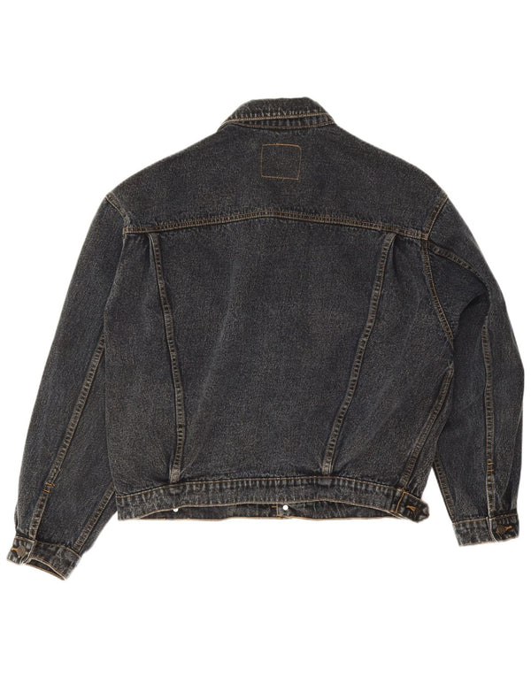 Джинглерс Мужская Джинсовая Куртка UK 42 XL Темно-Синяя