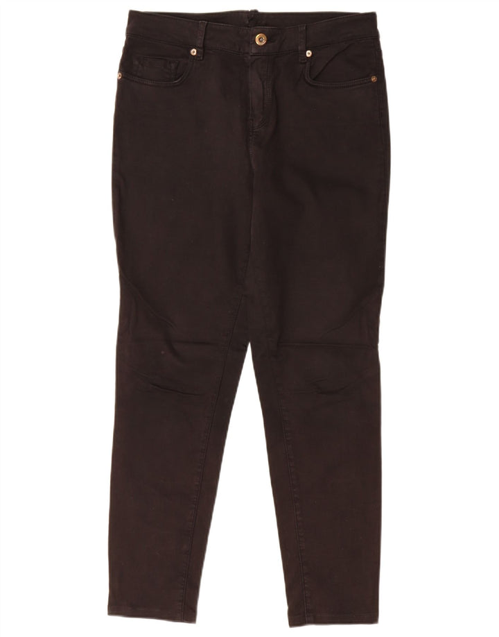 Женские укороченные джинсы скинни Massimo Dutti EU 40 Medium W30 L26 Черные