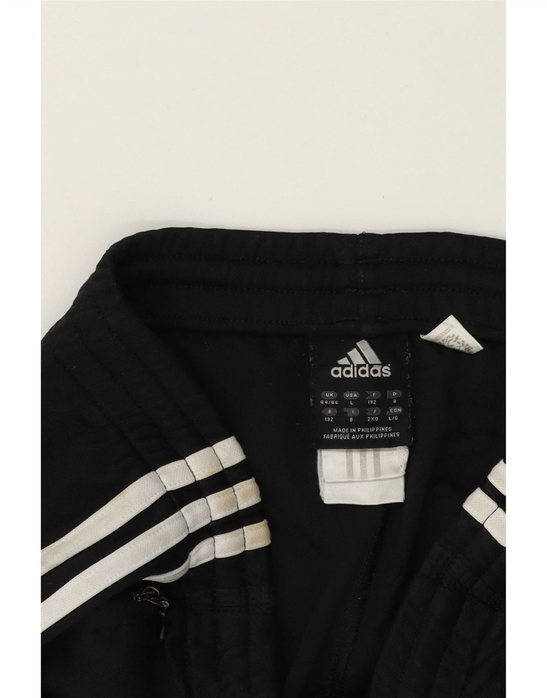 ADIDAS Mens Tracksuit Trousers UK 44/46 Large  Black Polyester Vintage Adidas and Second-Hand Adidas from Messina Hembry 